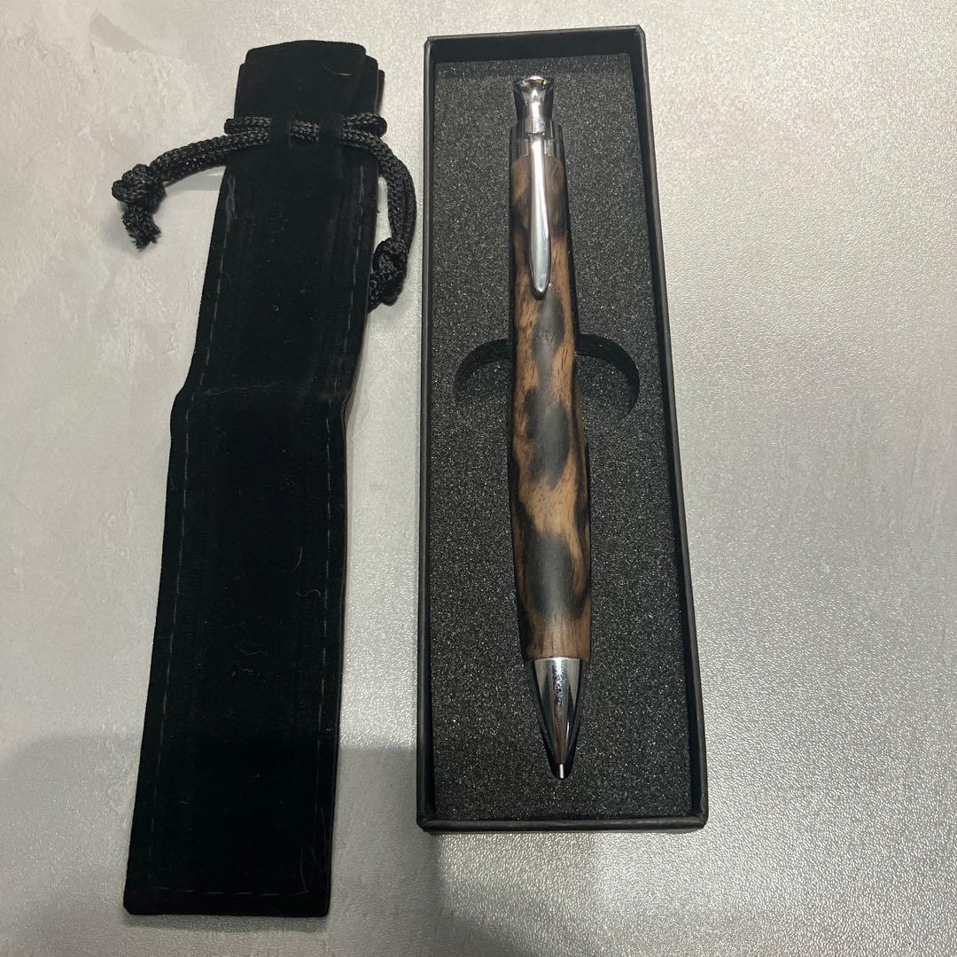 こぶた工房　黒柿孔雀杢　シャープペンシル 0.5ミリ