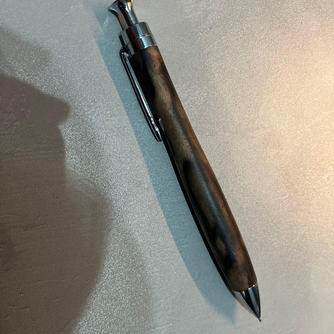 こぶた工房　黒柿孔雀杢　シャープペンシル 0.5ミリ