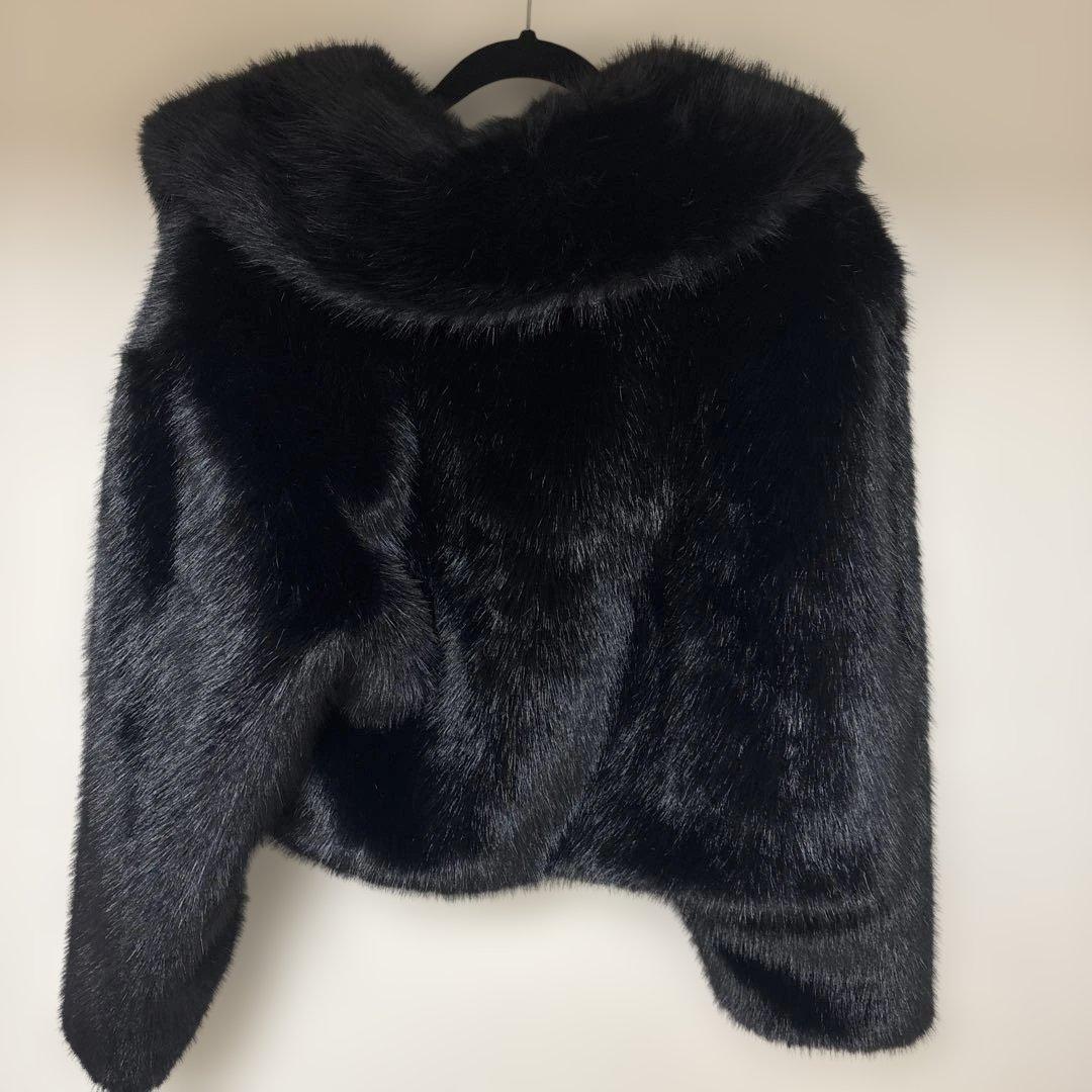 ZARA フェイクファー　ジャケット　S