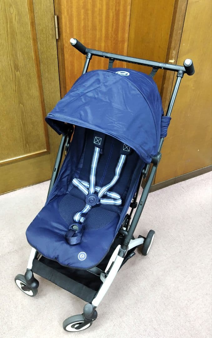 【超美品】Cybexサイベックス リベル 2024 ダークブルー折畳みベビーカー