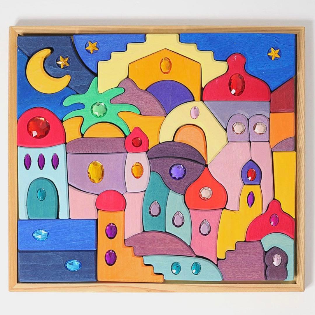 未開封新品未使用 グリムス社 スパークリングマンダラオリエント 木製おもちゃ