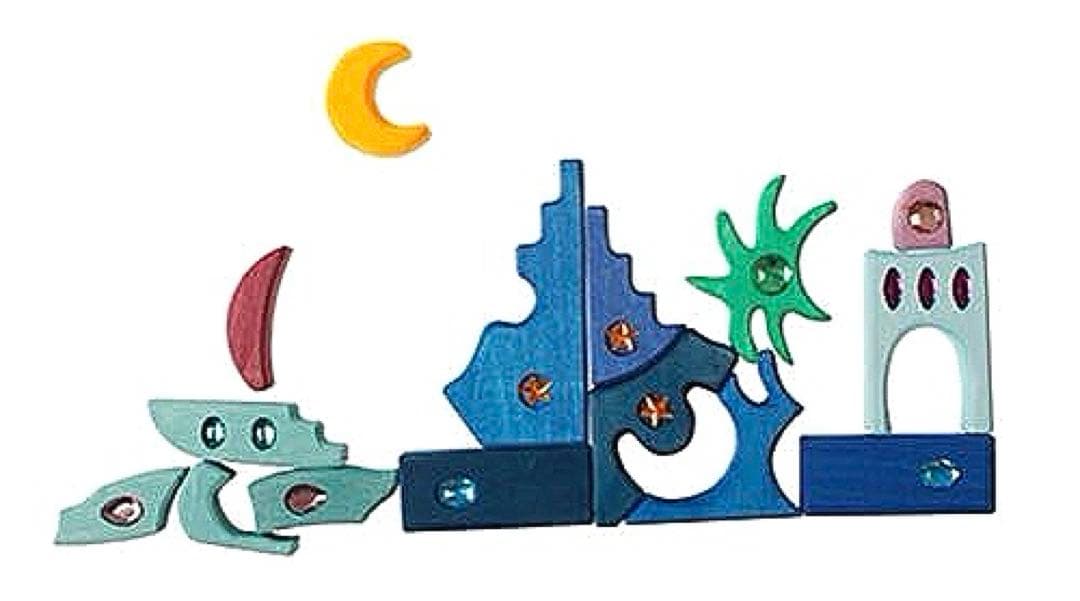 未開封新品未使用 グリムス社 スパークリングマンダラオリエント 木製おもちゃ