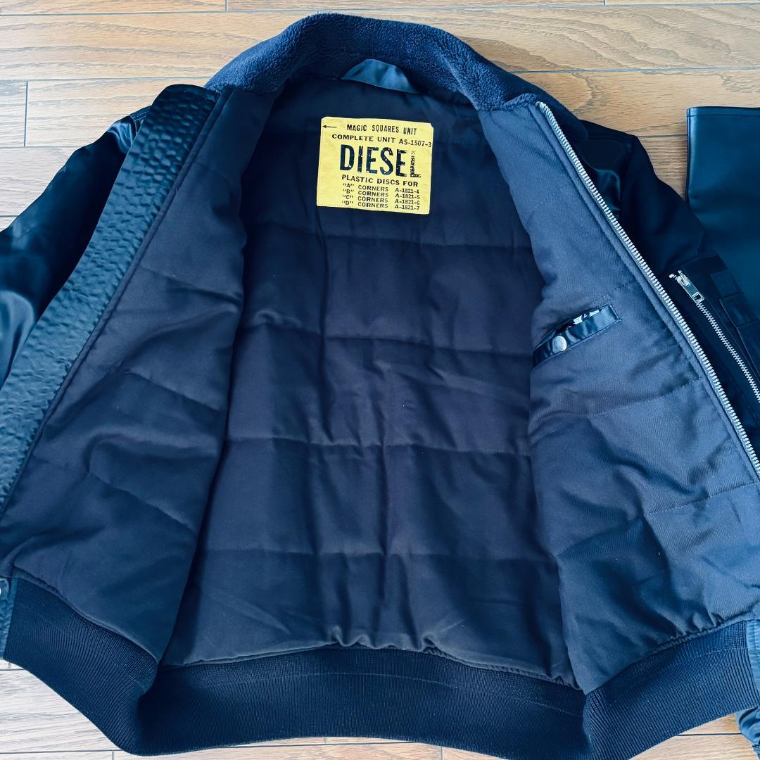 こいチャンス 様　DIESEL オーバーサイズ襟ボア　両袖ジップ　B-15D