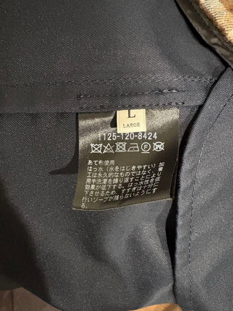 UNITED ARROWS ハーフ ステンカラーコート　撥水　ネイビー