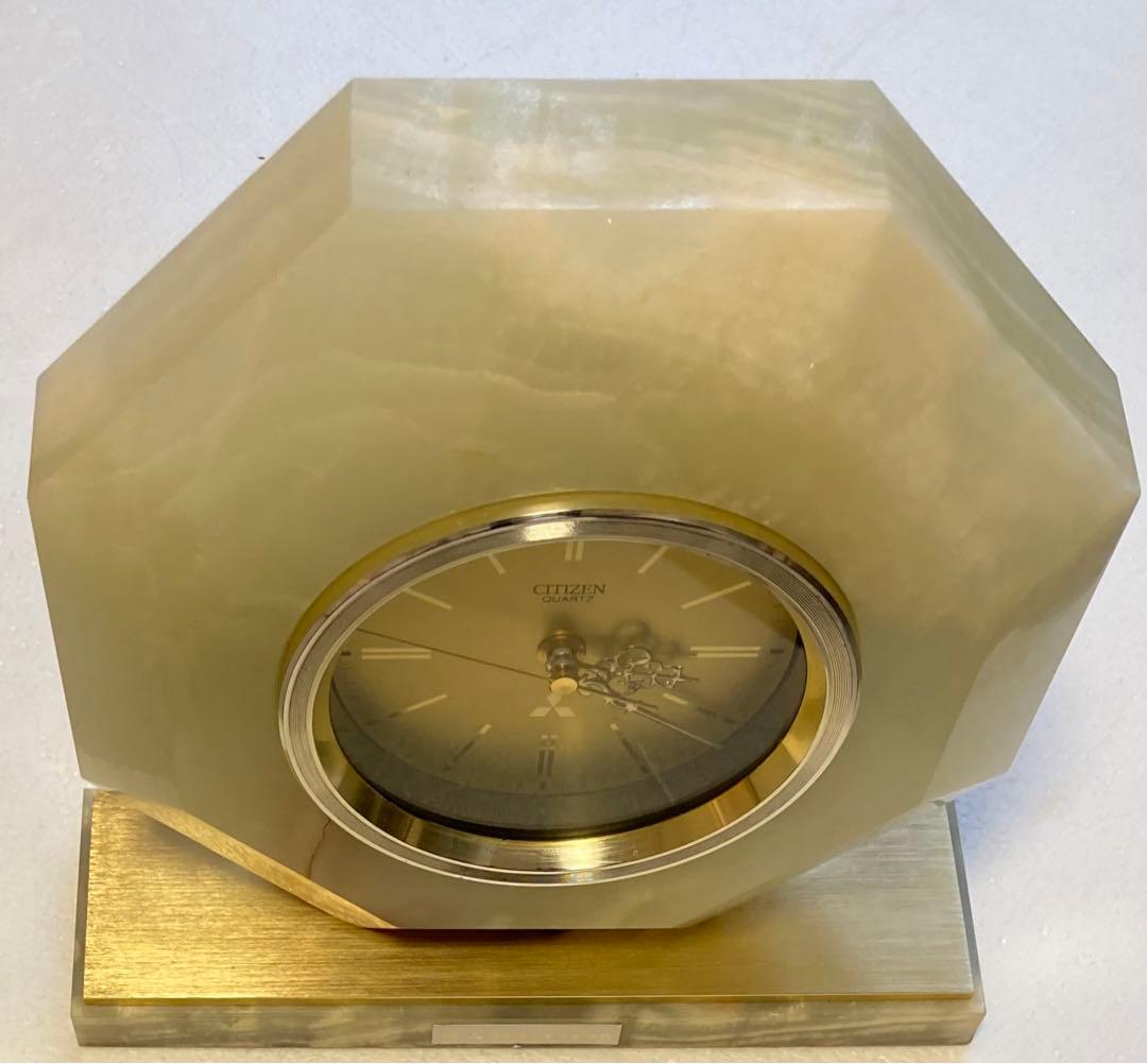インテリア置時計　シチズンQuartz/リズム時計製造　三菱重工業永年勤続記念品