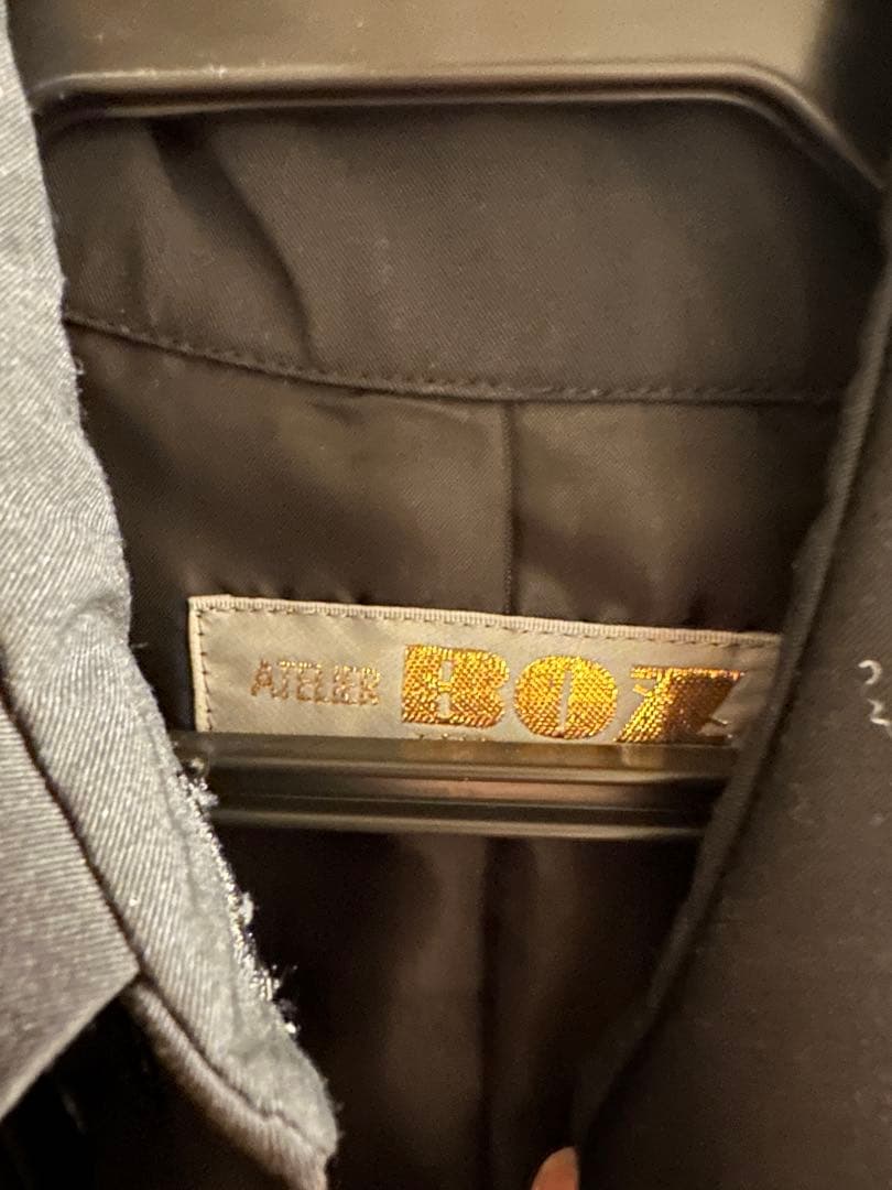 ATELIER BOZ 長袖キャロルワンピース　黒