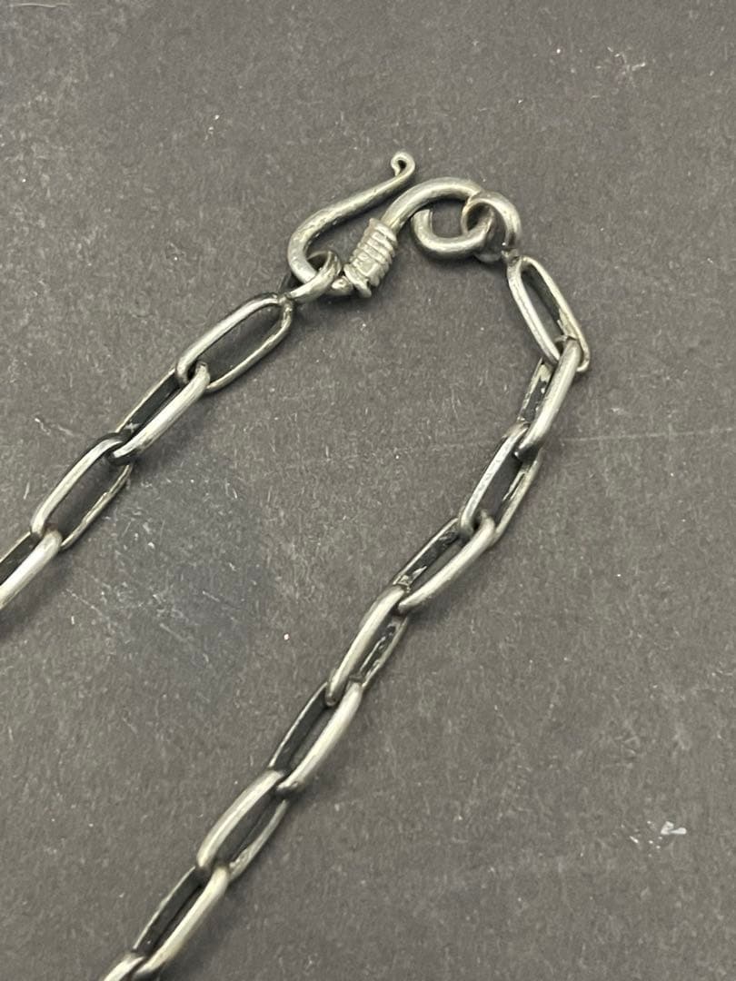 シルバー925製　ハンドメイド　ナバホチェーン　ビンテージ　約54cm