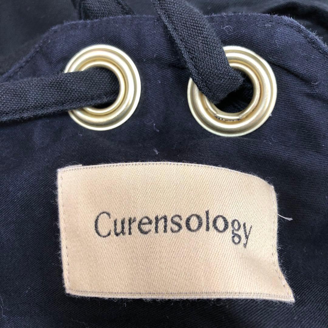 Curensology コットンサテンオールインワン F ブラック