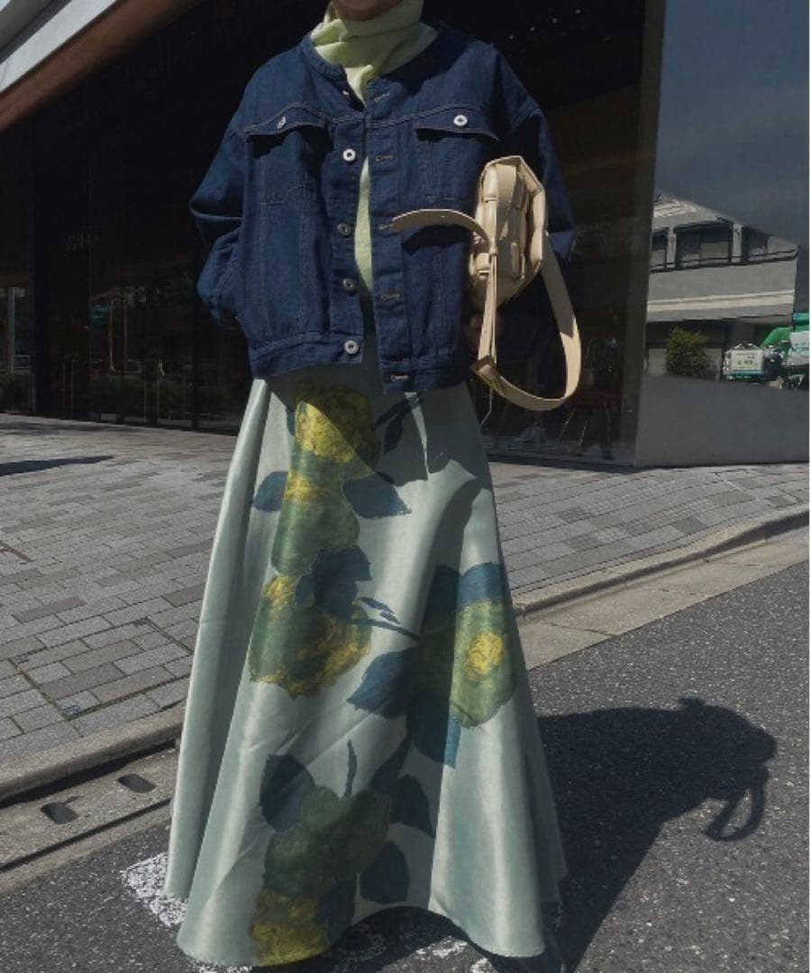 スカート Ameri ELLIE ASYMMETRY PLEATS SKIRT