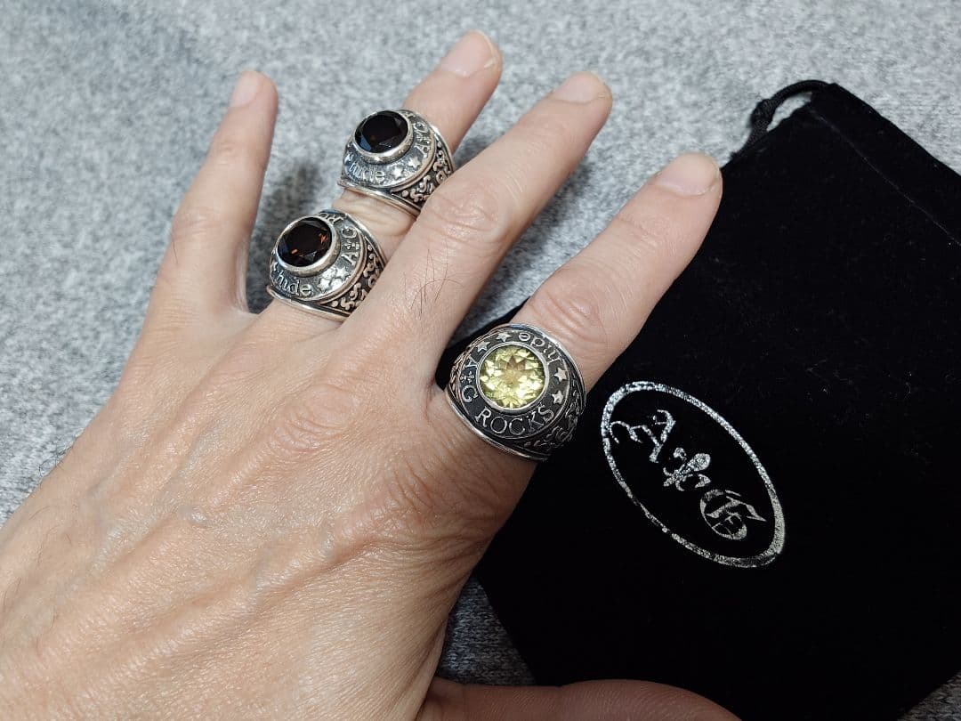 A＆G リング 3個セット１５号と２２号 デットストック品