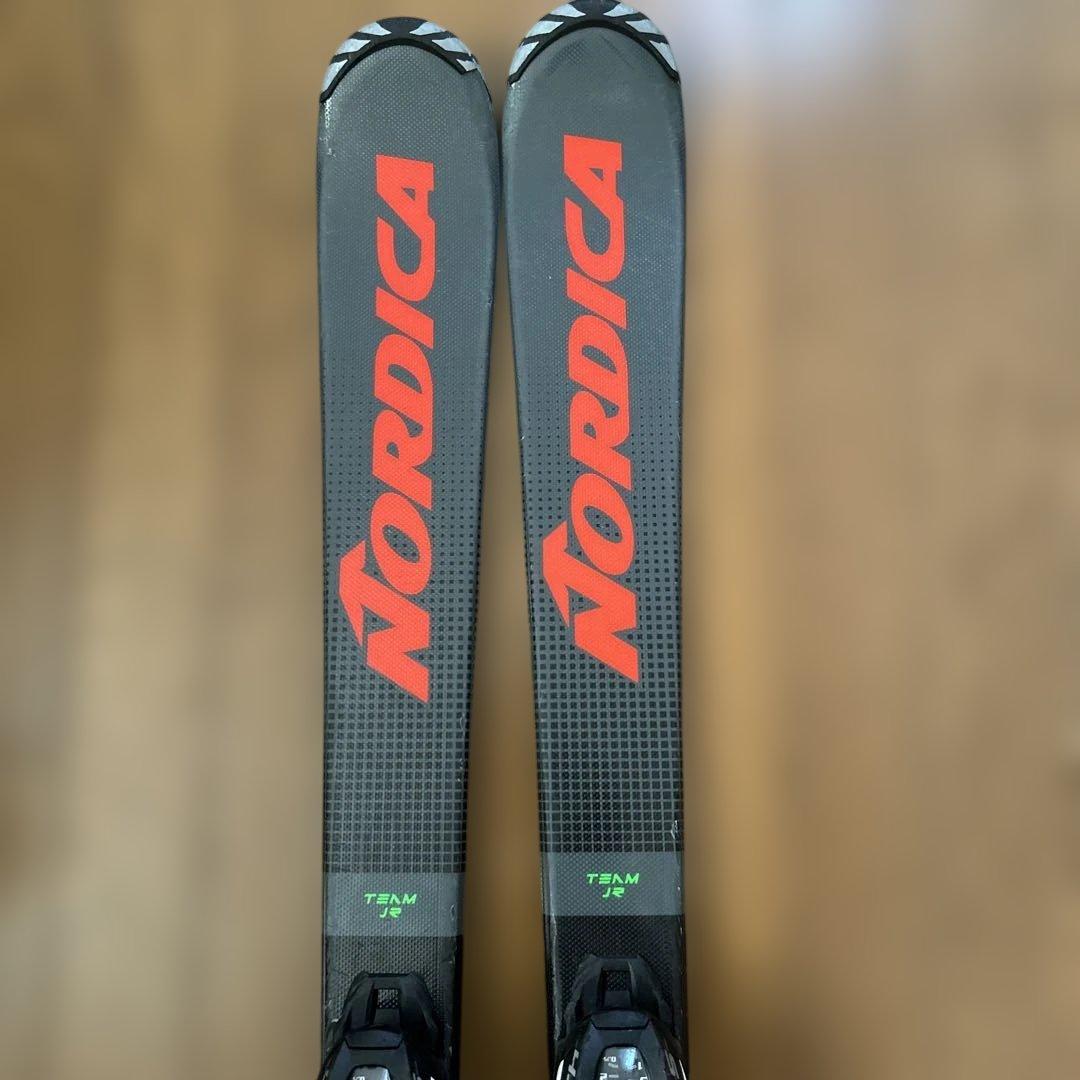 Nordica Team 72？スキー板 130cm 赤黒