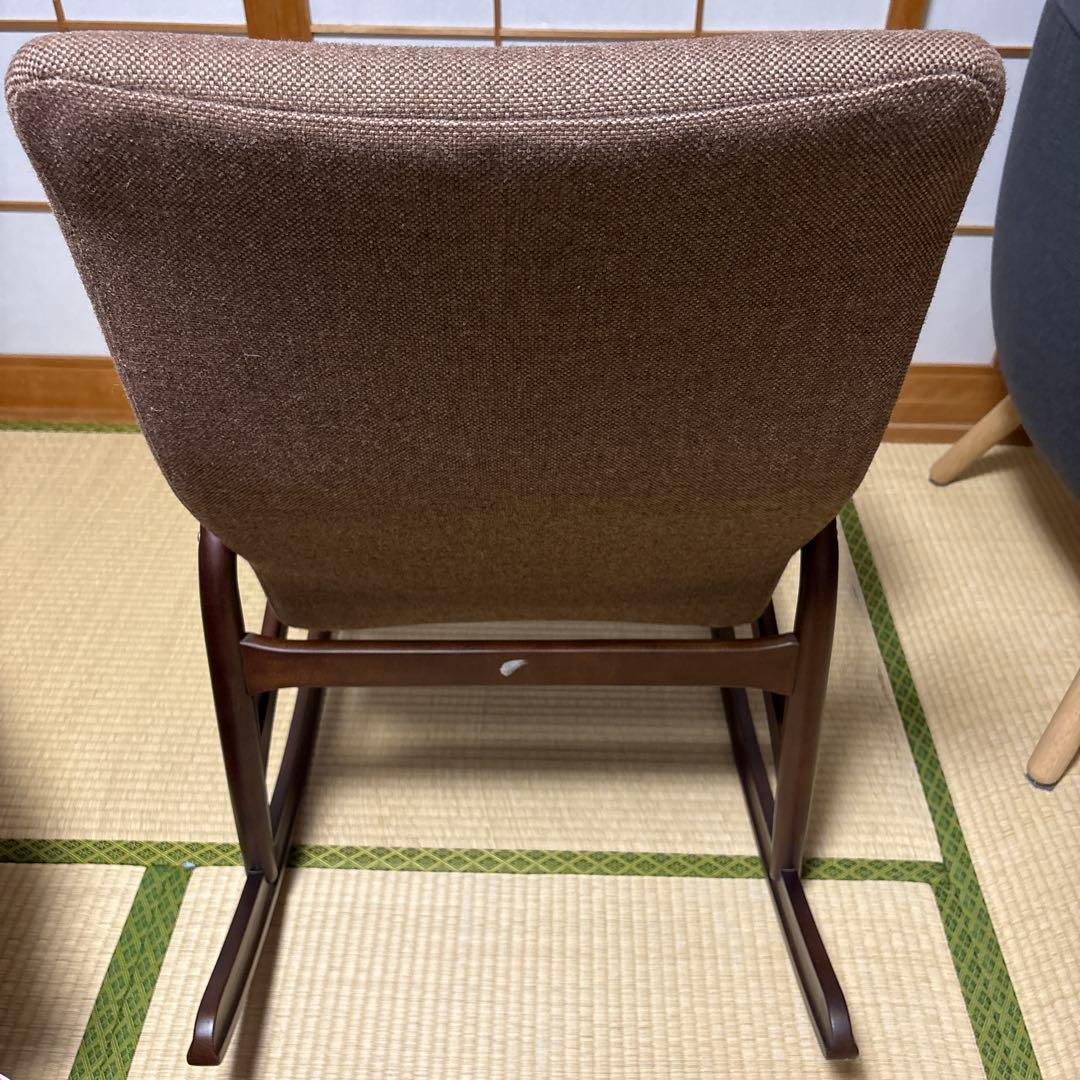 c*a様 （最終値下）秋田木工　ブラウン ロッキングチェア　椅子　家具　高級
