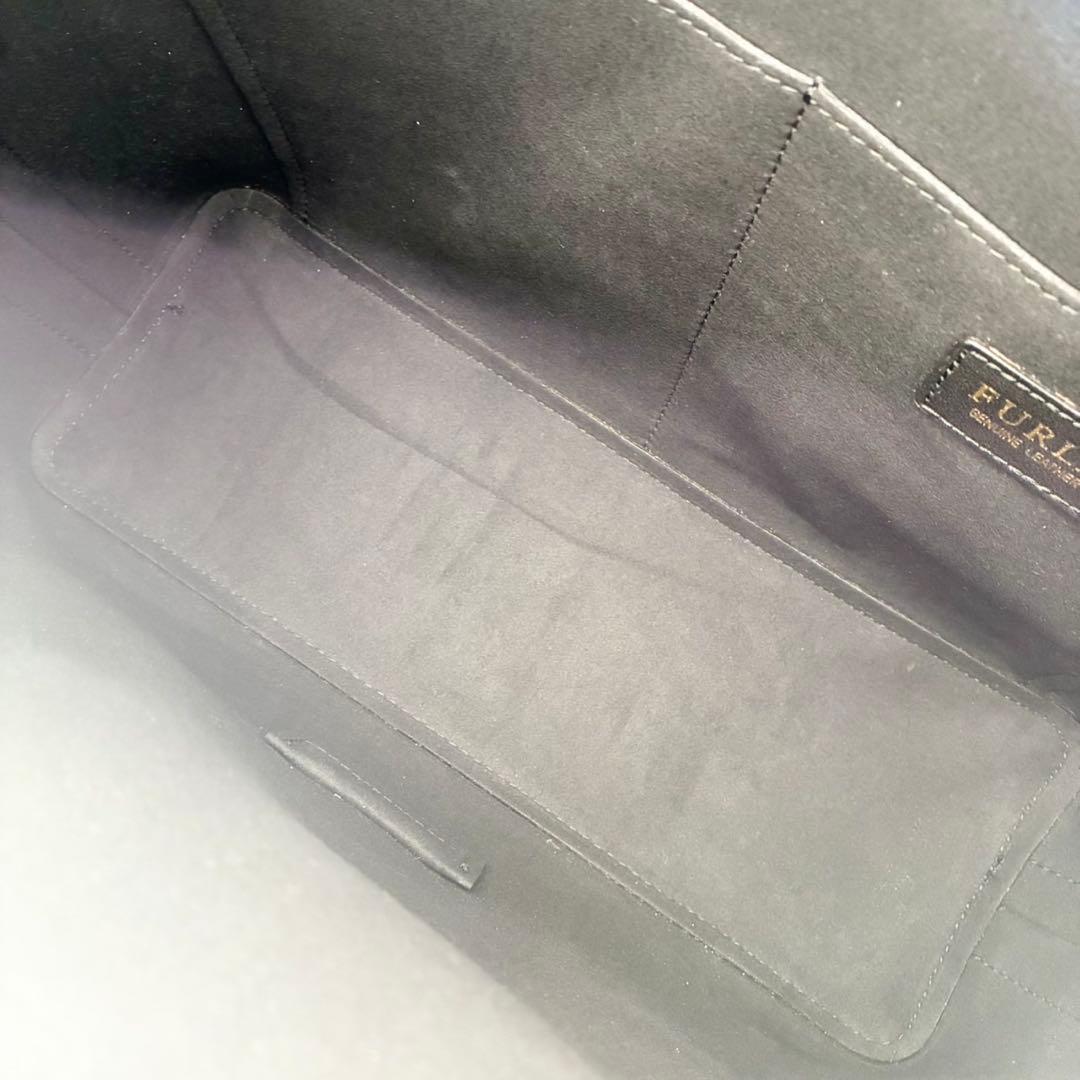 【新品】FURLA トートバッグ コスタンザ 巾着 A4 黒 ビジネスバッグ