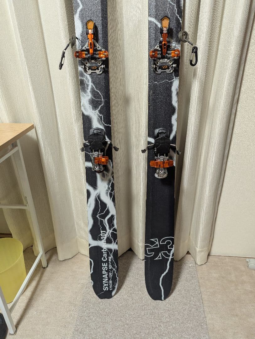 G3 シナプスカーボン175cm　クライミングシール　アイゼン付き