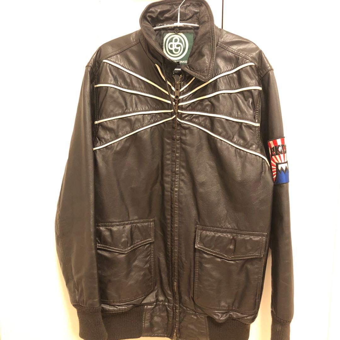 PUNK DRUNKERS レザージャケット XL