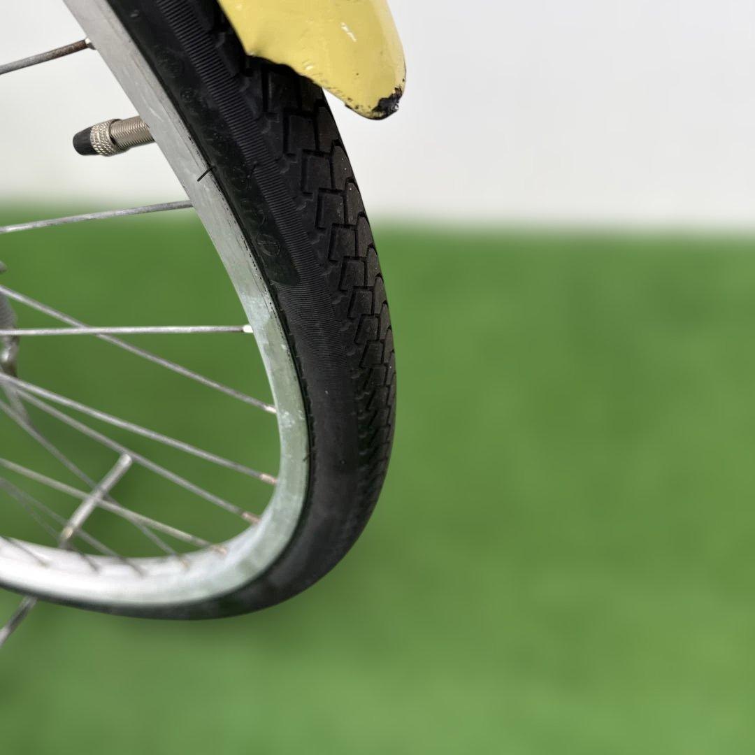 ブリヂストン電動アシスト自転車26インチ イエロー