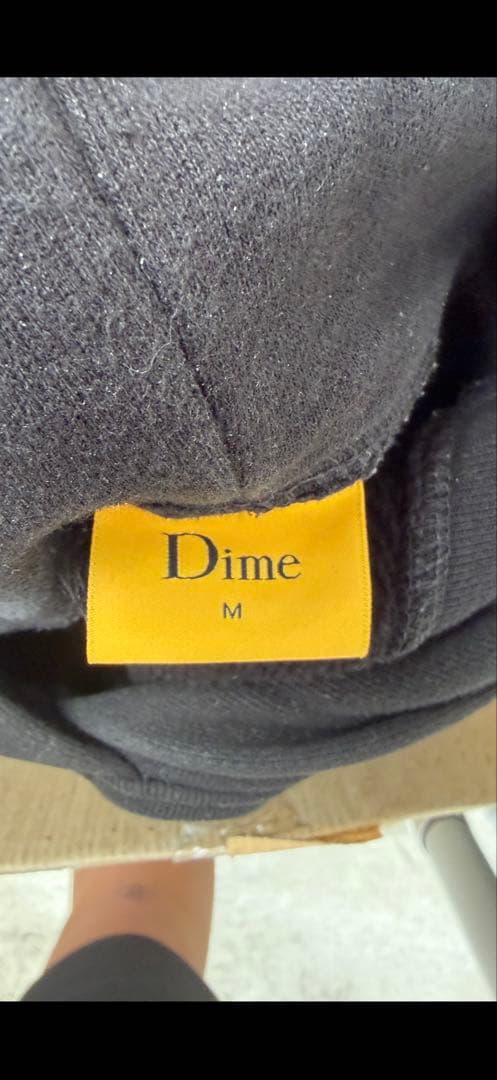 早い者勝ち‼️Dime ブラック フード付きパーカー