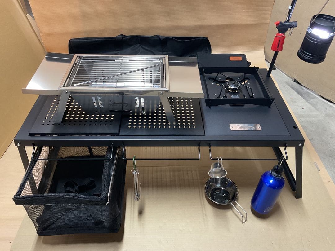 Desert FOXIGT対応システムキャンプテーブルブラック装備多数新品セット