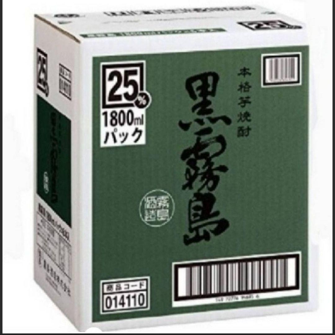 A498 黒霧島 芋 25度1.8Lパック ６本