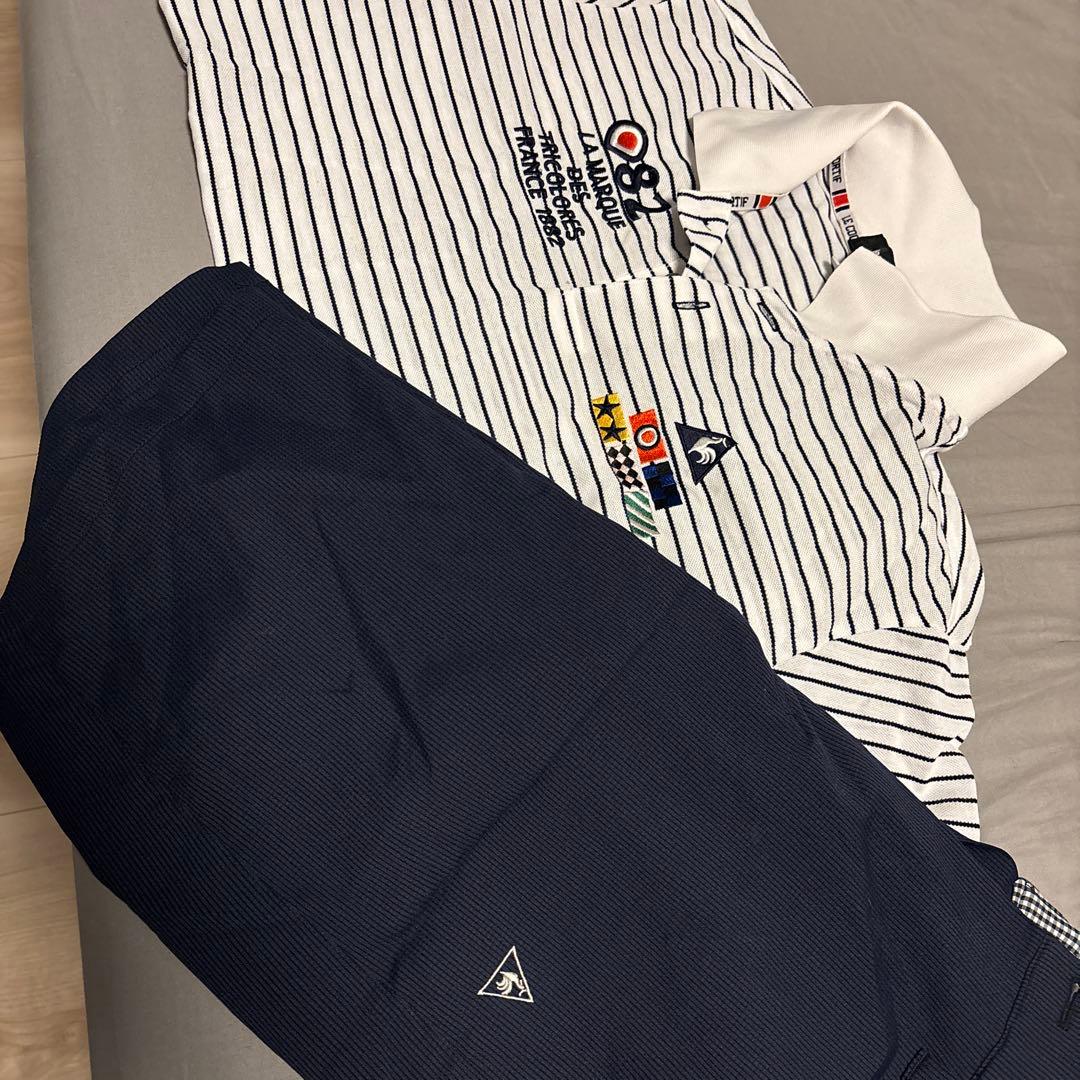 Le Coq Sportif ポロシャツとショートパンツセット