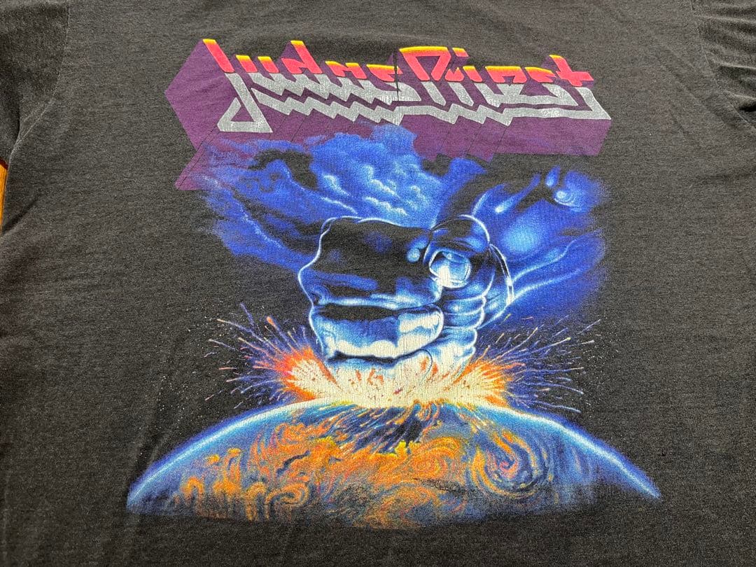 激レア！80's JUDAS PRIEST Tシャツ　パキ綿　USA製 バンド
