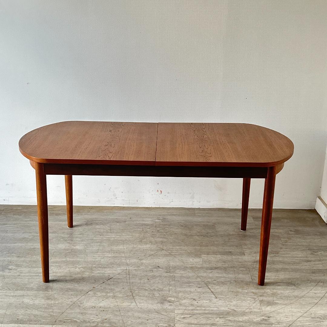 イギリス アンティーク家具 北欧 拡張 ダイニングテーブル 1960年 934A
