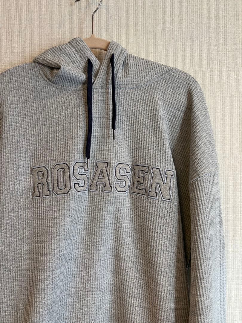 【新品】ROSASEN ロサーセン グレー パーカー L メンズ ゴルフウェア
