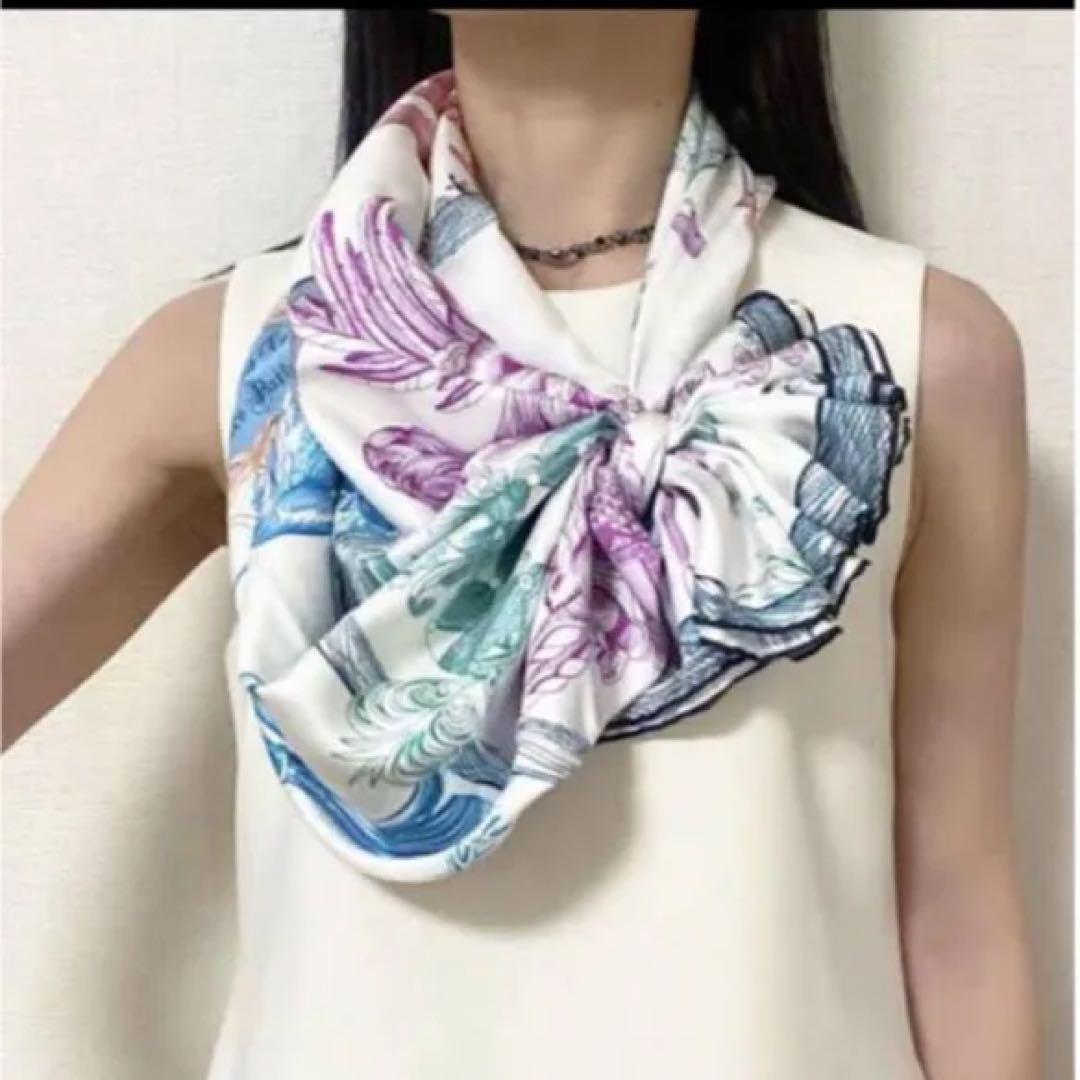 新品未使用HERMESカレ90ダブルフェイス