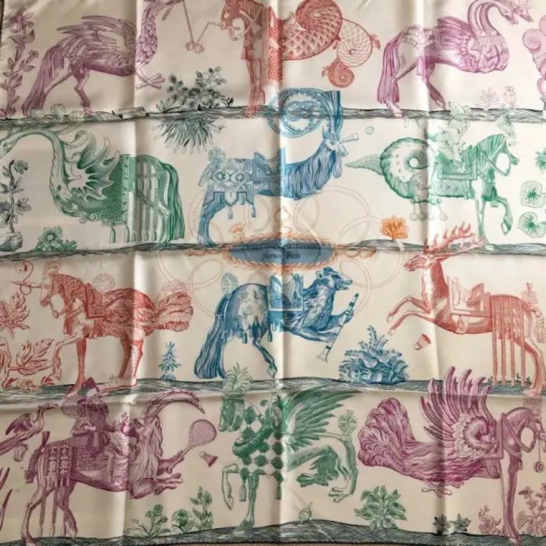 新品未使用HERMESカレ90ダブルフェイス