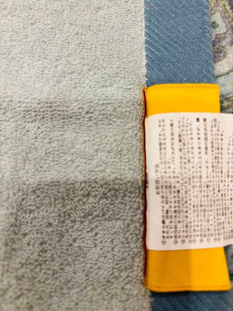 ETRO 新品 エトロ　タオルケット　ペイズリー柄　ブルー系　日本製