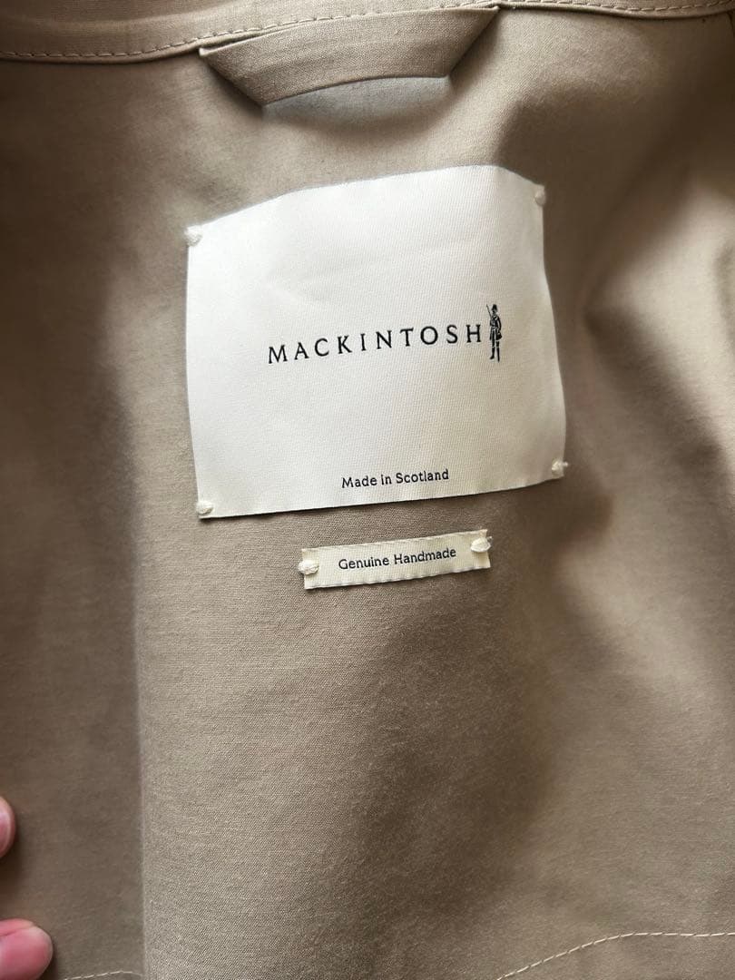 マッキントッシュ　DUNKELD ステンカラーコート　ゴム引き