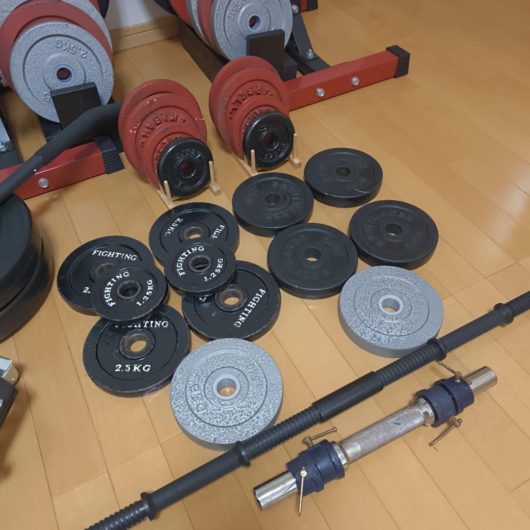 【イービルわたなべ】総額10万越え？筋トレグッズまとめ売り　110キロ越え