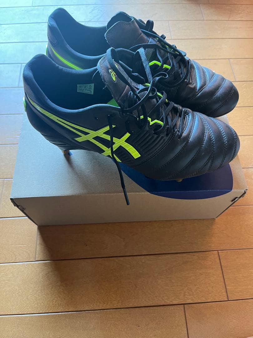 ASICS ラグビーシューズ ブラック/イエロー