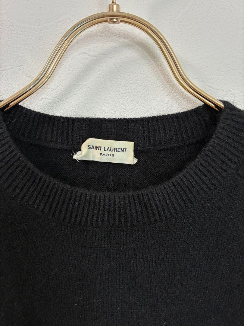 SAINT LAURENT サンローラン カシミヤ100%長袖セーター XS