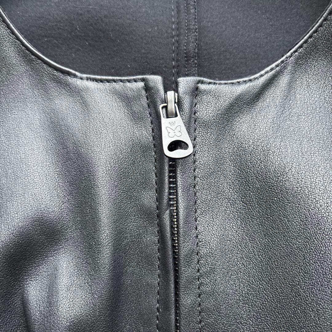 MaxMara Weekend 黒レザージャケット