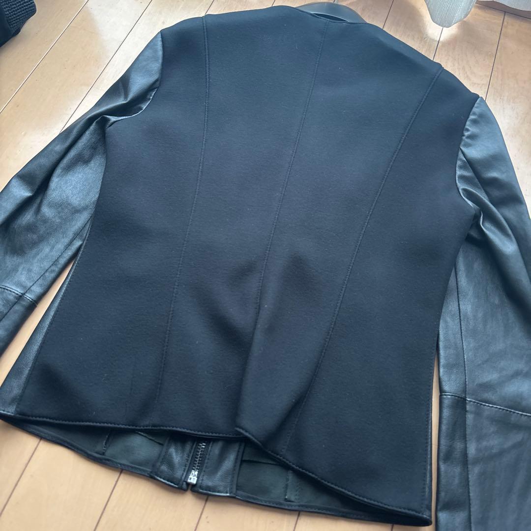 MaxMara Weekend 黒レザージャケット