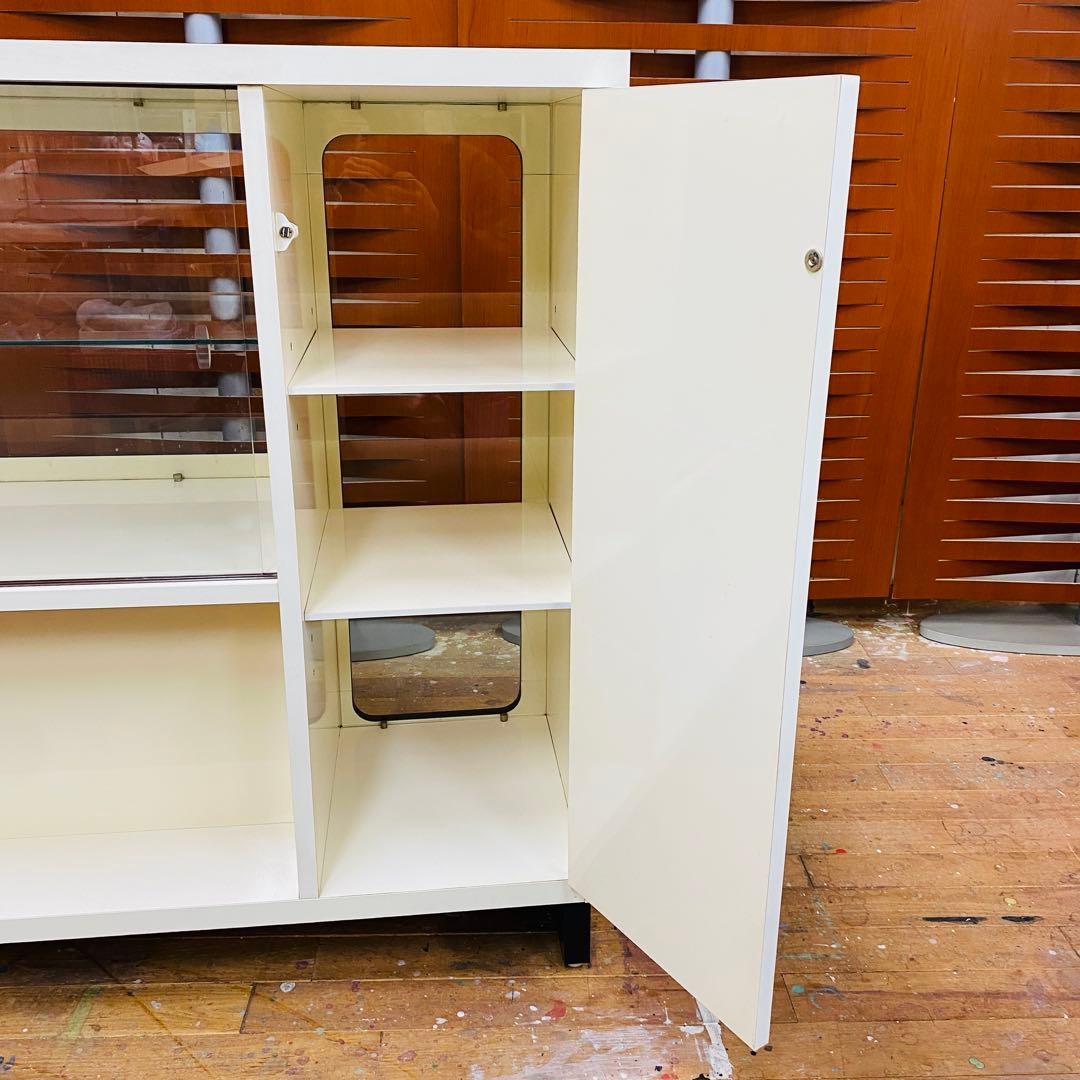 ショーケース 店舗什器 ディスプレイ 展示棚 飾り棚 店舗用レジ台 昭和レトロ