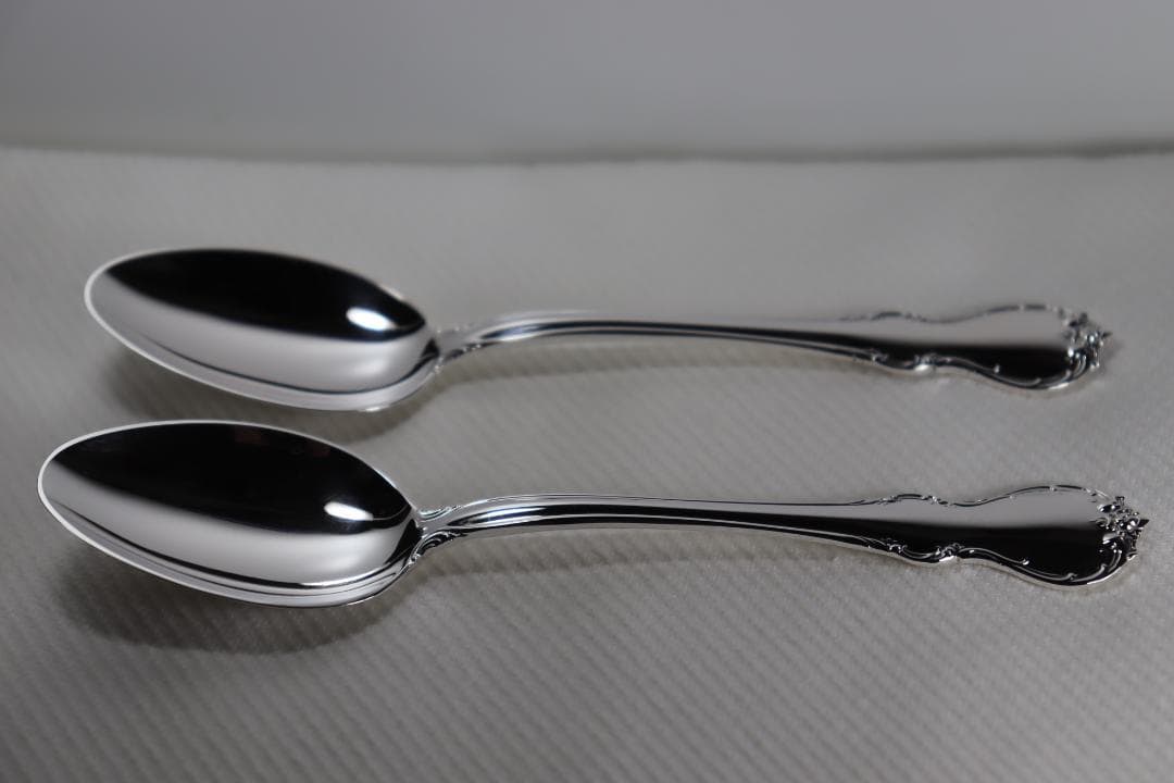 アメリカ■TOWLE社■スターリング製ティースプーン2本セット■とてもきれい¨
