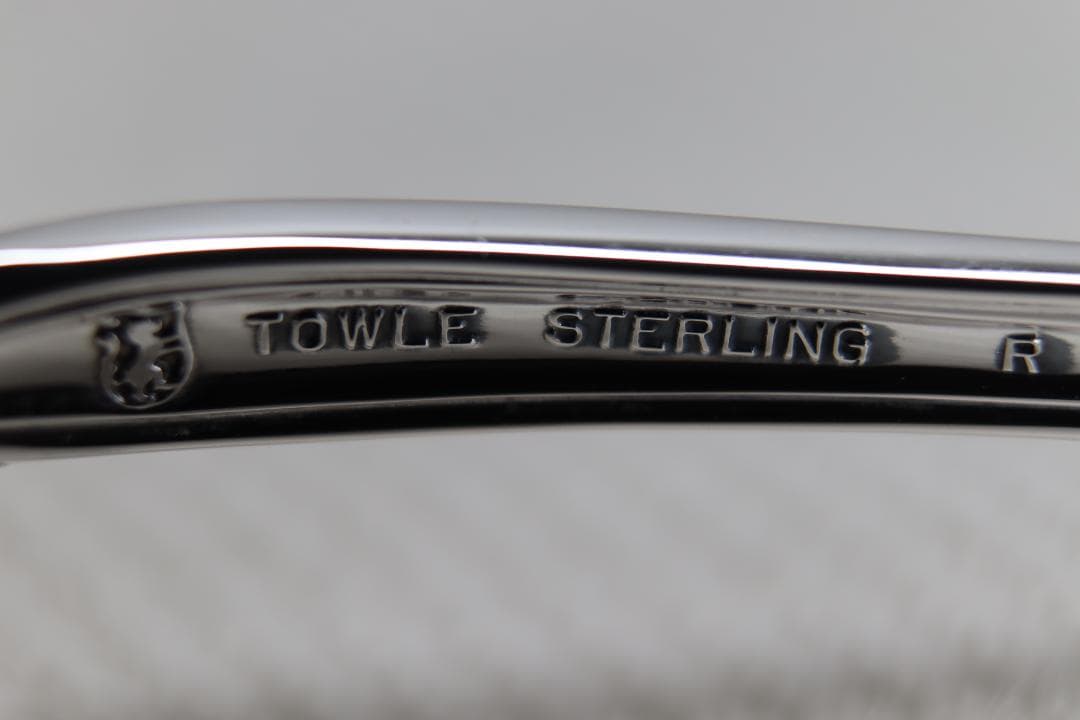 アメリカ■TOWLE社■スターリング製ティースプーン2本セット■とてもきれい¨