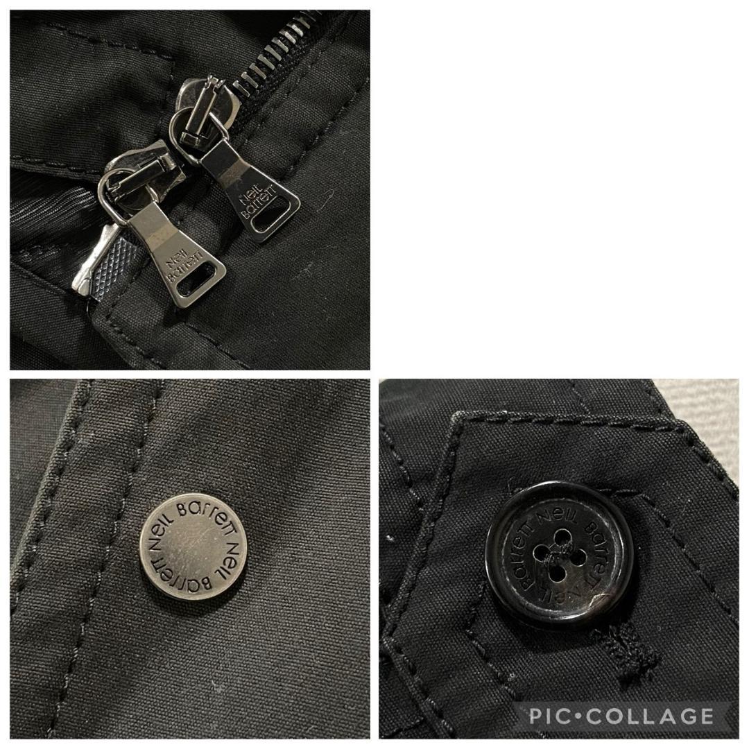 超美品 Neil Barrett archive レイヤードフード JKT S