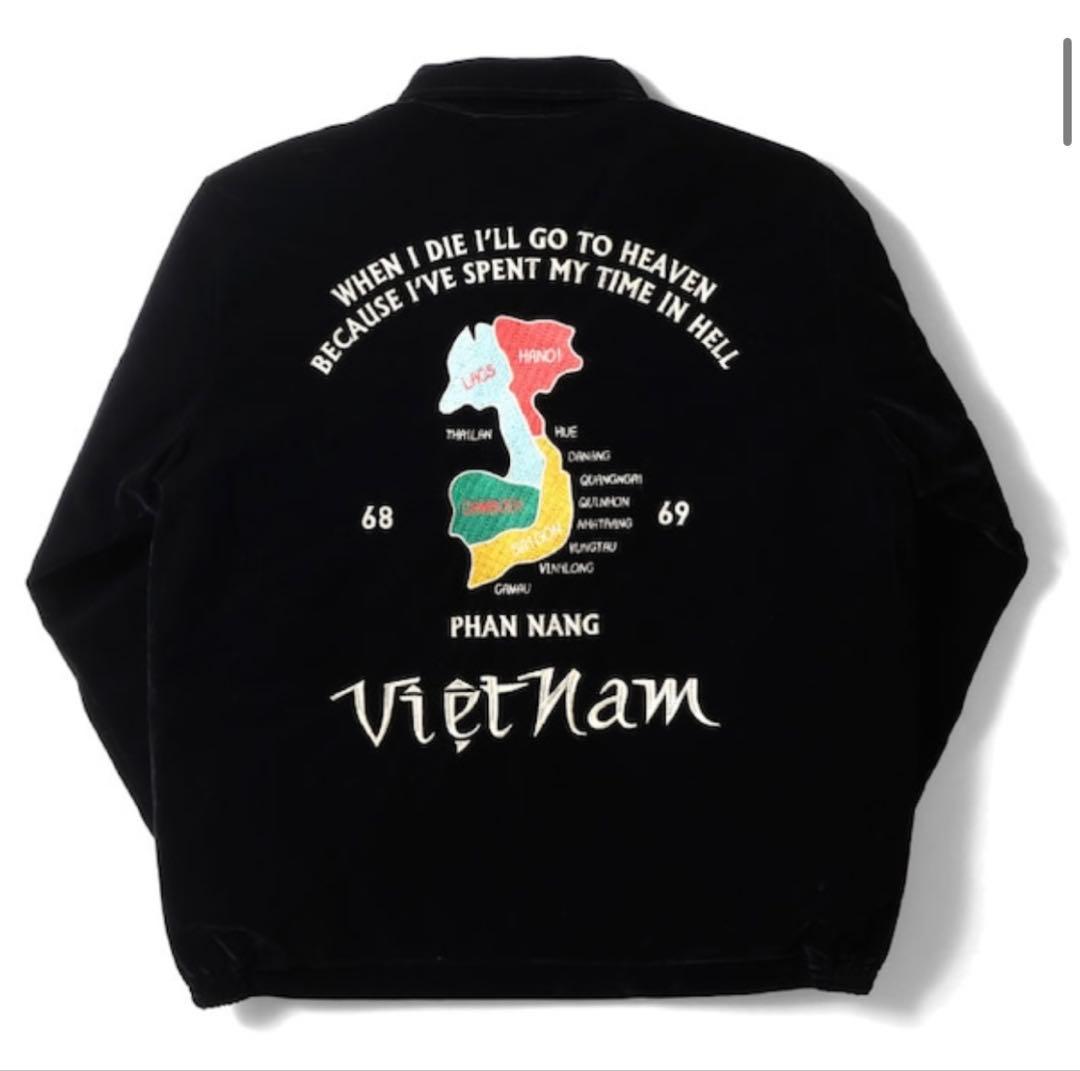 Houston ベルベット ベトジャン M 黒