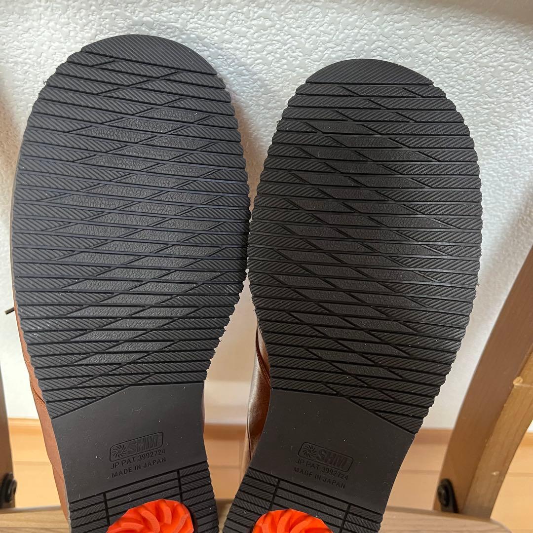 未使用✨アサヒ メディカル ウォーク　24.5cm ブラウン　レザースニーカー