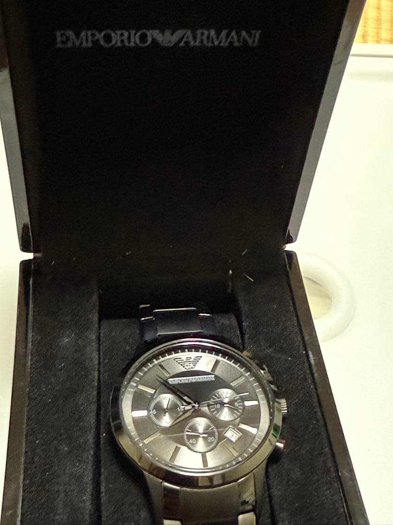 エンポリオ・アルマーニ 腕時計クロノグラフ AR2453 メタルバンド未使用品
