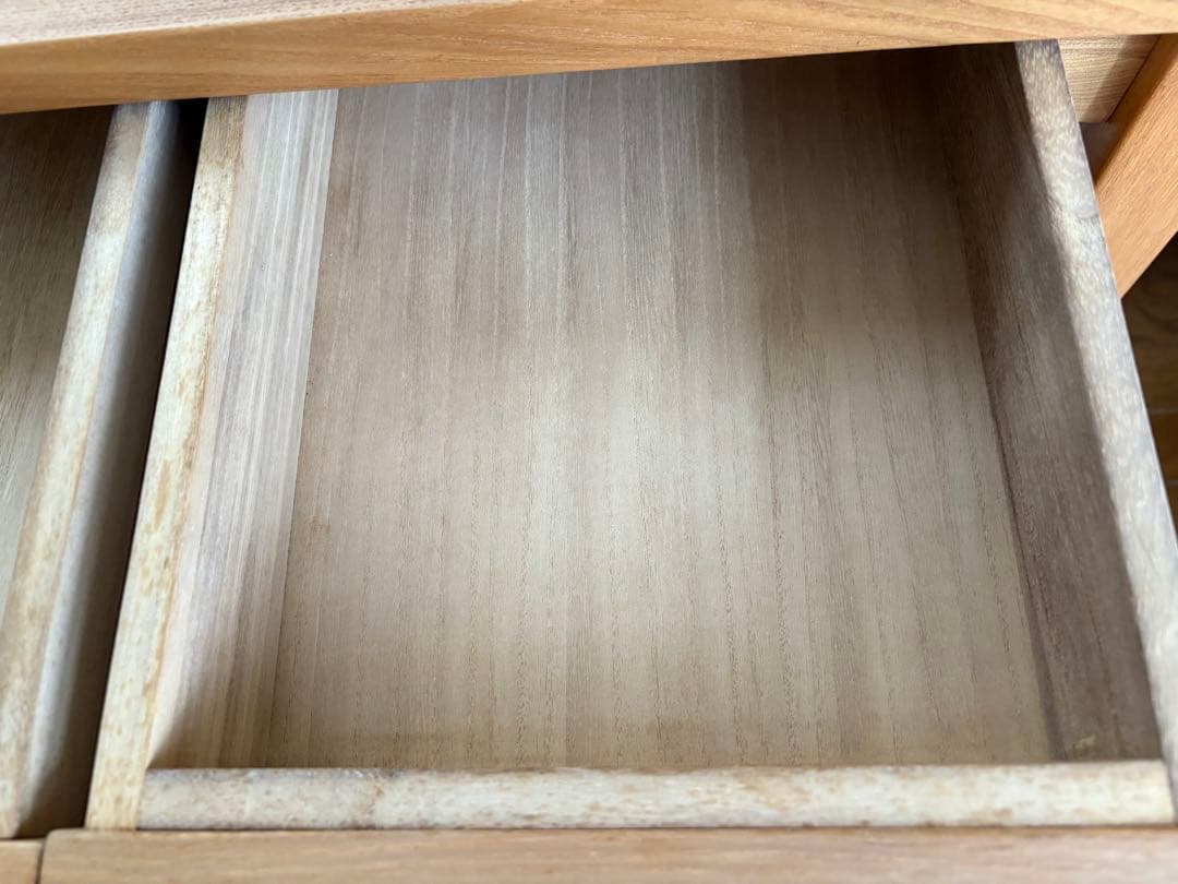 【送料込】無印良品：タモ材パーソナルデスク