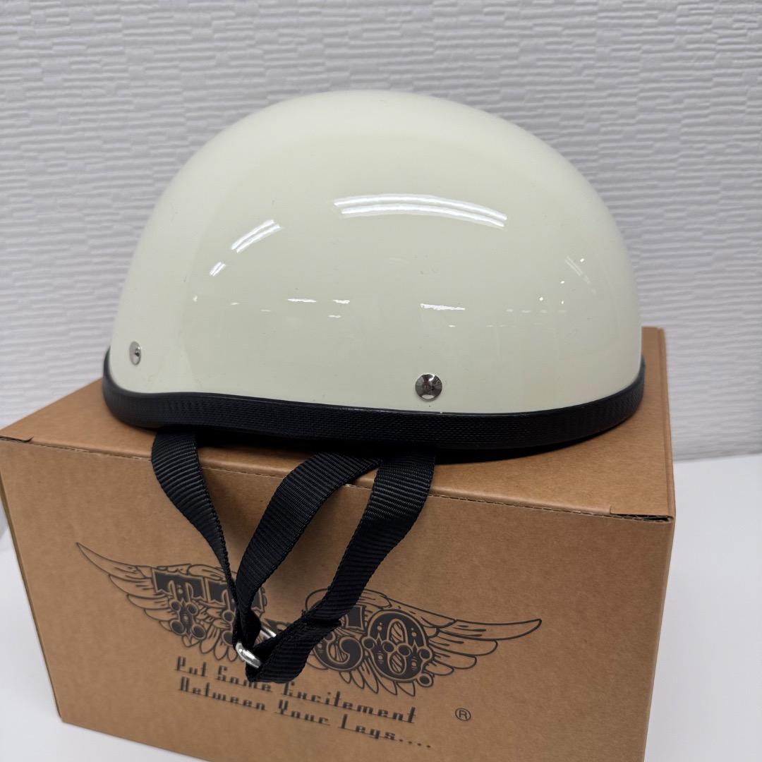 TT&Co. イーグルロード ハーフヘルメット（アイボリー）S