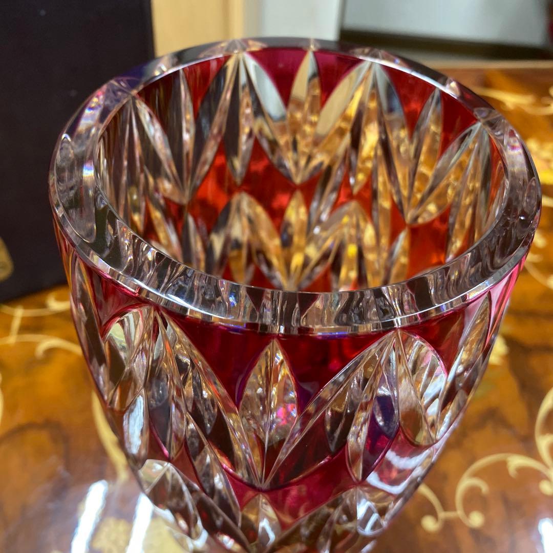 Bearcat　ヴァルサンランバート　花瓶　切子　大