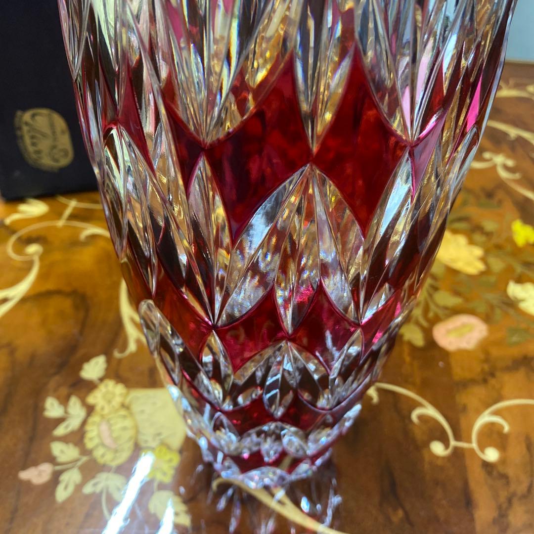 Bearcat　ヴァルサンランバート　花瓶　切子　大