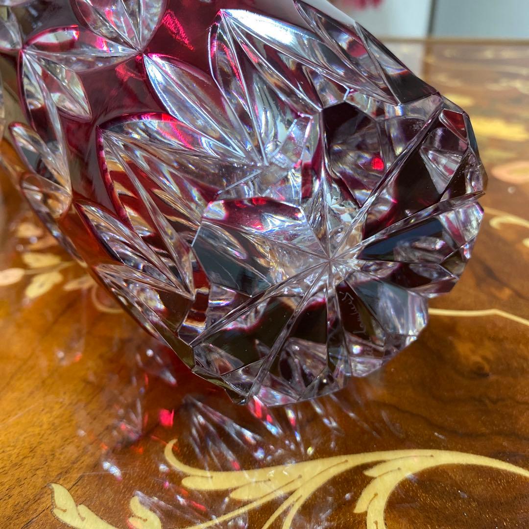 Bearcat　ヴァルサンランバート　花瓶　切子　大