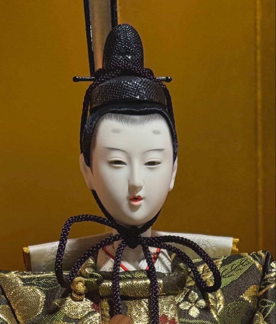 雛人形　親王飾り　秀峰作　ヴィンテージ 人形高さ22cm