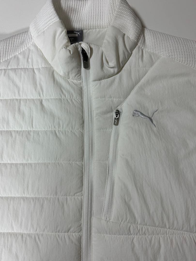 美品PUMA メンズジャケット M ホワイト